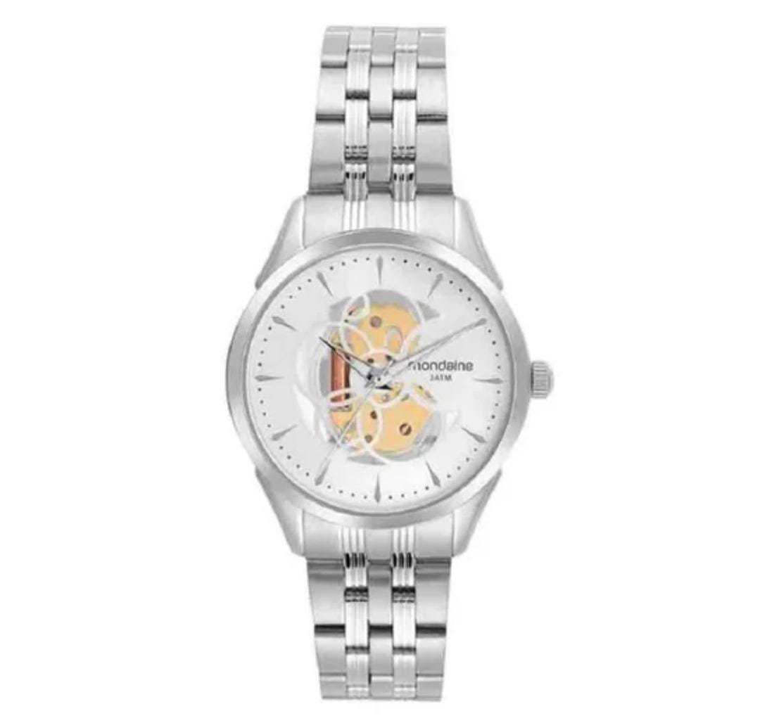 Relógio Mondaine Feminino Mecanismo Aparente