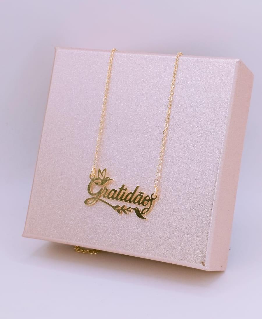 Colar Gratidão