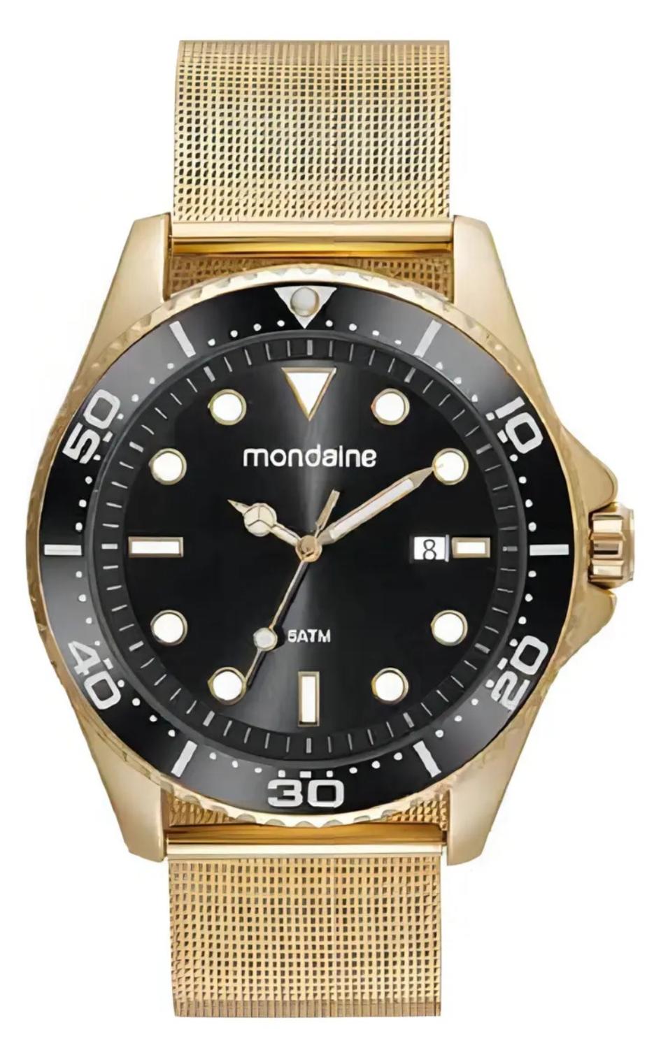 Relógio Mondaine Malha De Aço