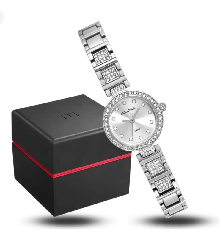 Relógio Mondaine Feminino Prata