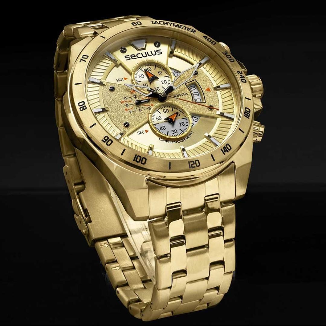 Relógio Seculus Masculino Chronograph - Imagem 5