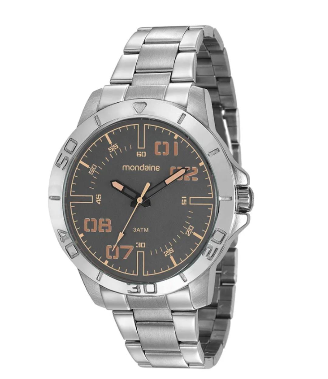 Relógios Masculino Street Mondaine 99252G0MVNE2 Prata - Imagem 2