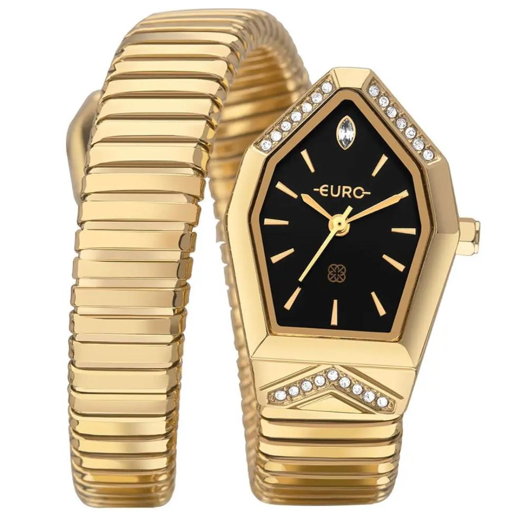 Relógio Euro Feminino Serpentes Dourado - EU2035ZAM/5P