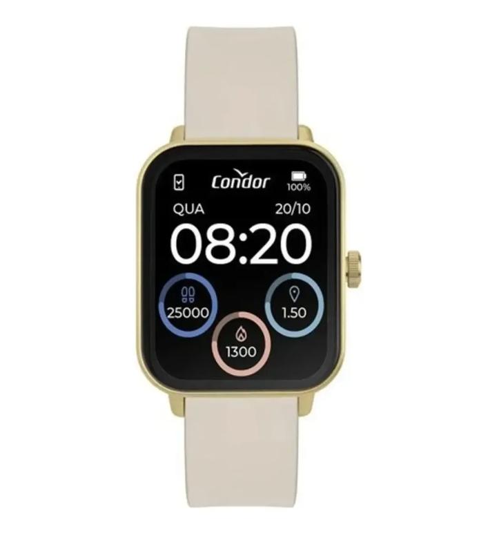 Smartwatch Relógio Condor Dourado - COSMART1AE/8X