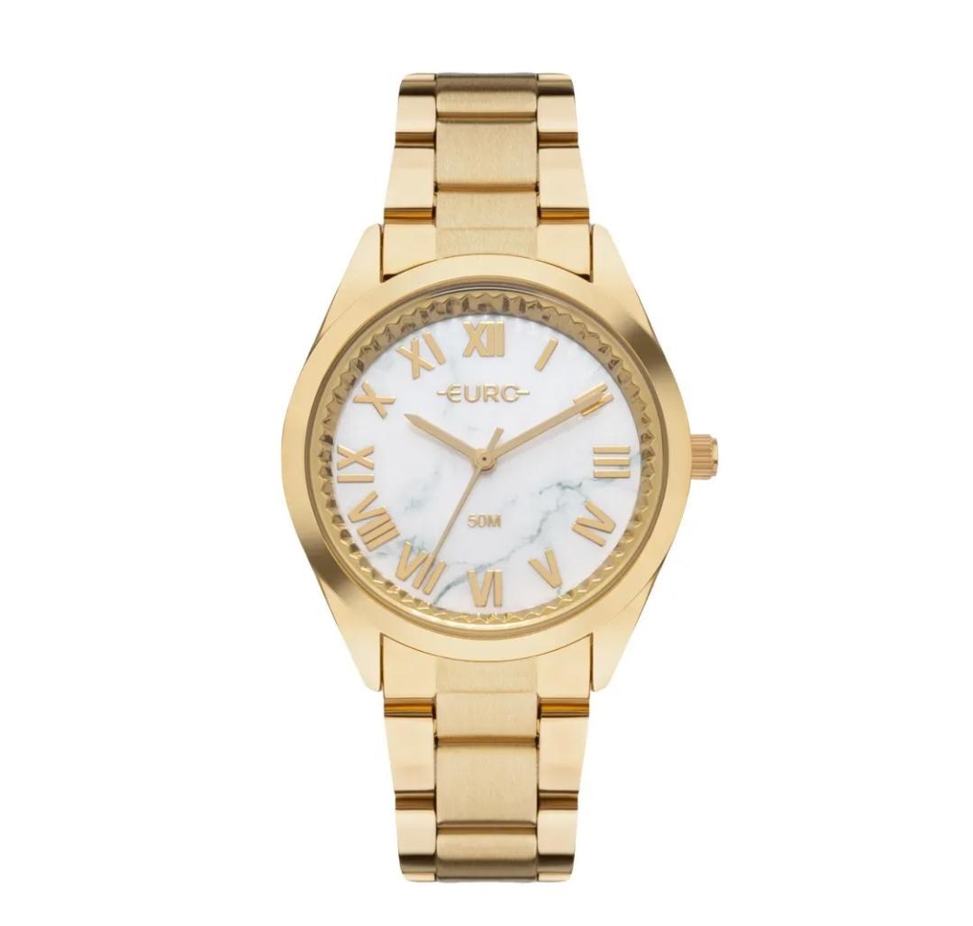 Relógio Euro Feminino Glitz Dourado - EU2035ZAR/4B