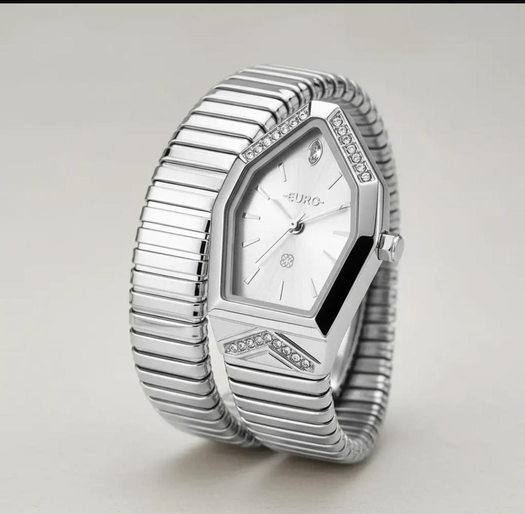 Relógio Euro Feminino Serpentes Prata - Eu2035zal/5k - Prateado - Imagem 2
