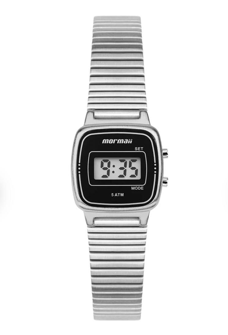 Relógio Mormaii Feminino Vintage Prata - MO05301/4P Prata