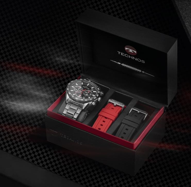 Relógio Technos Masculino Ts Carbon Grafite - Imagem 4