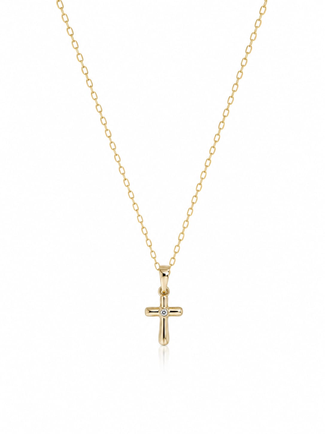 Cordão Com Pingente Crucifixo Infantil