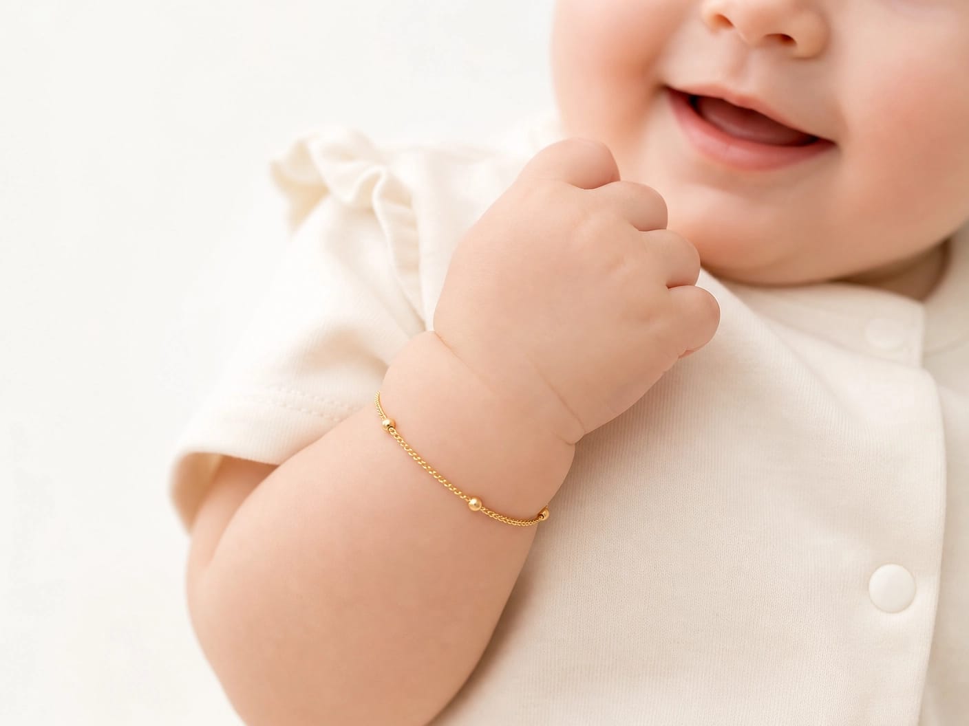 Pulseira Infantil Com Bolas Rommanel - Imagem 3