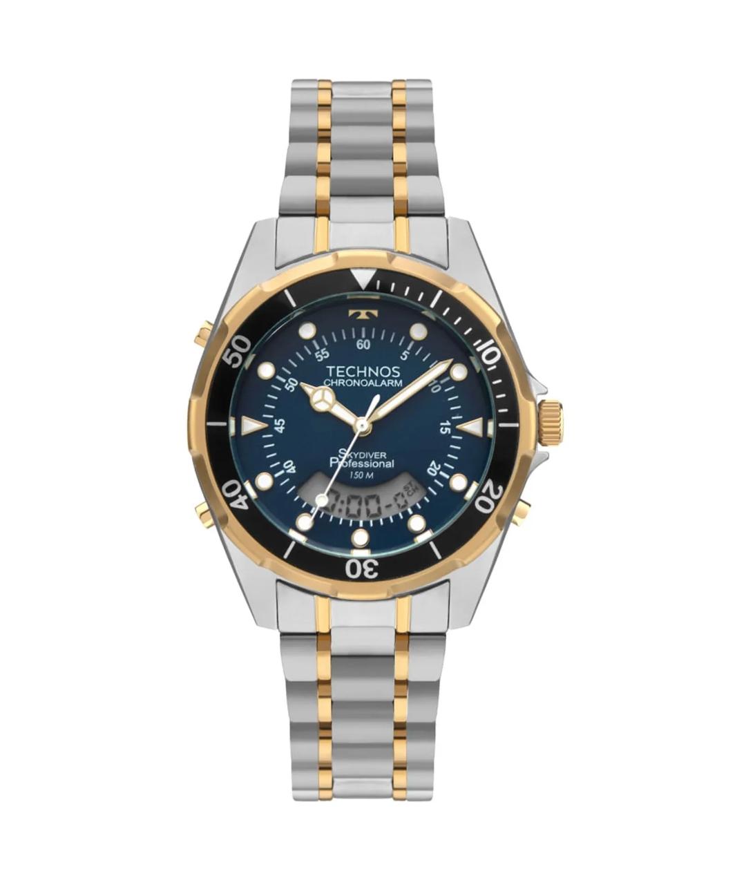 Relógio Technos Masculino  Skydiver Bicolor  WT2060AF/1A